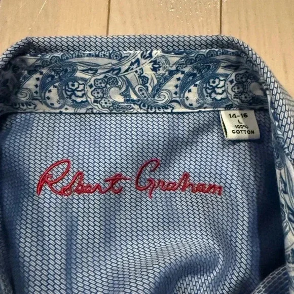Boys Robert Graham Button Down - Picture 4 of 4